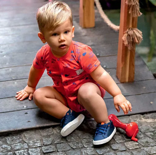 Pelele corto de niño colección Little Sailor