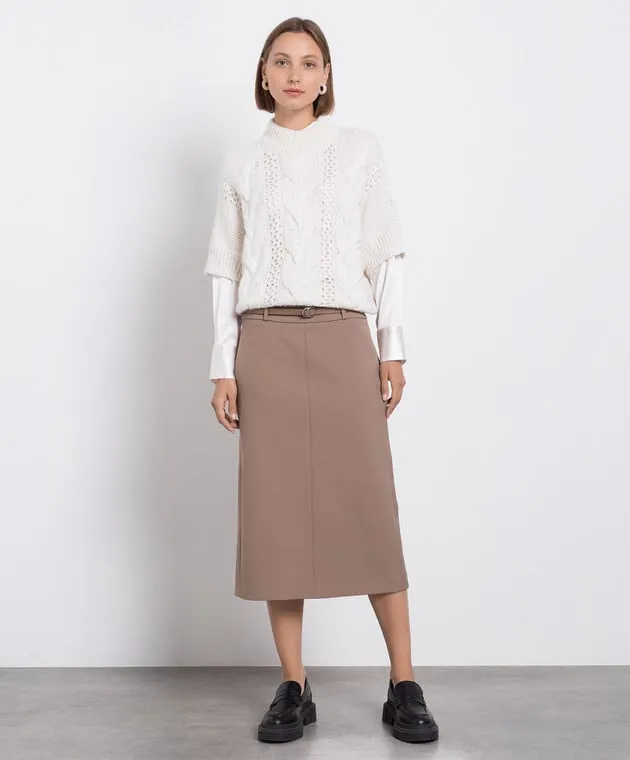 Peserico Brown skirt