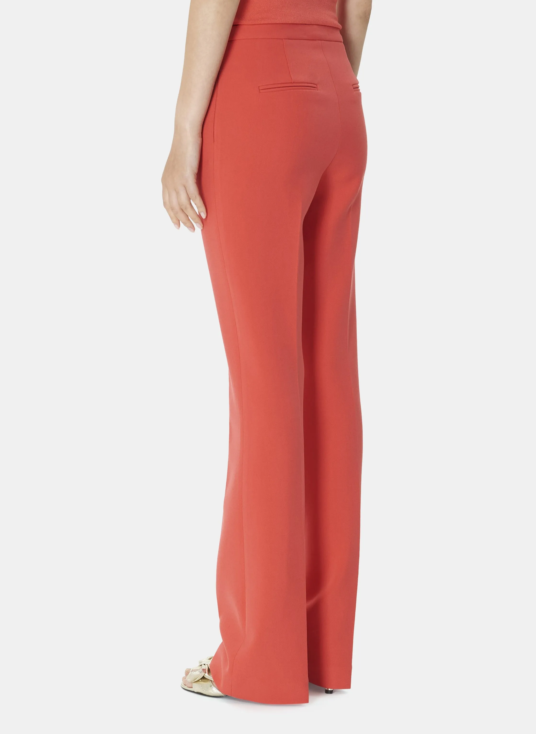 PHOENIX  PANTALóN BOOTCUT EN NARANJA