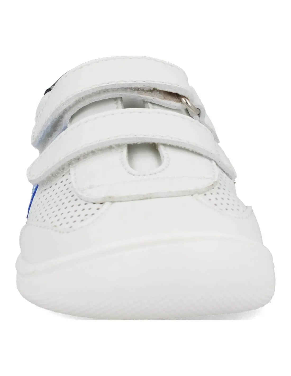 PIRUFíN  DEPORTIVA RESPETUOSA VELCROS PERFORADA BLANCO AZUL