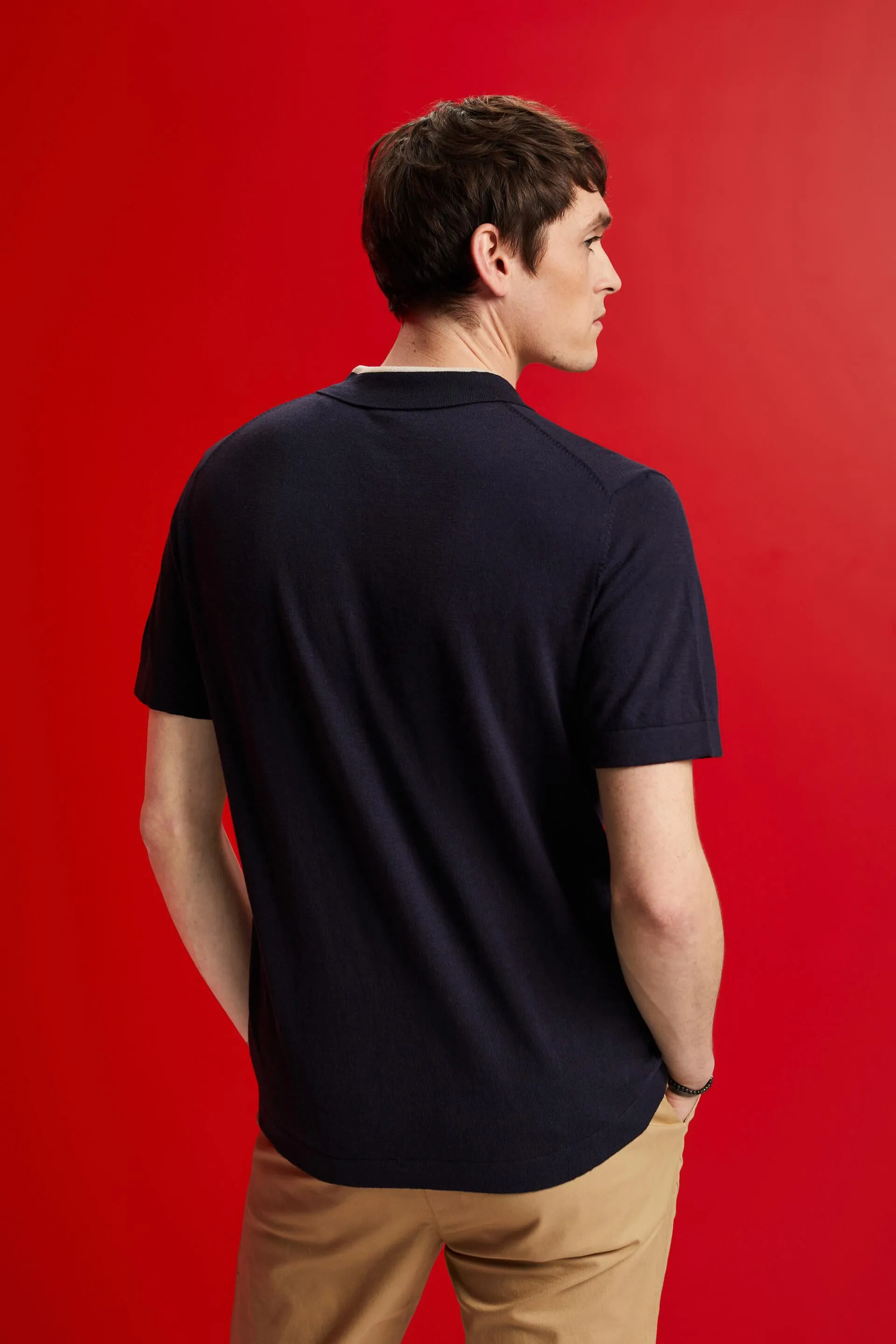 Polo en mezcla de TENCEL y algodón sostenible