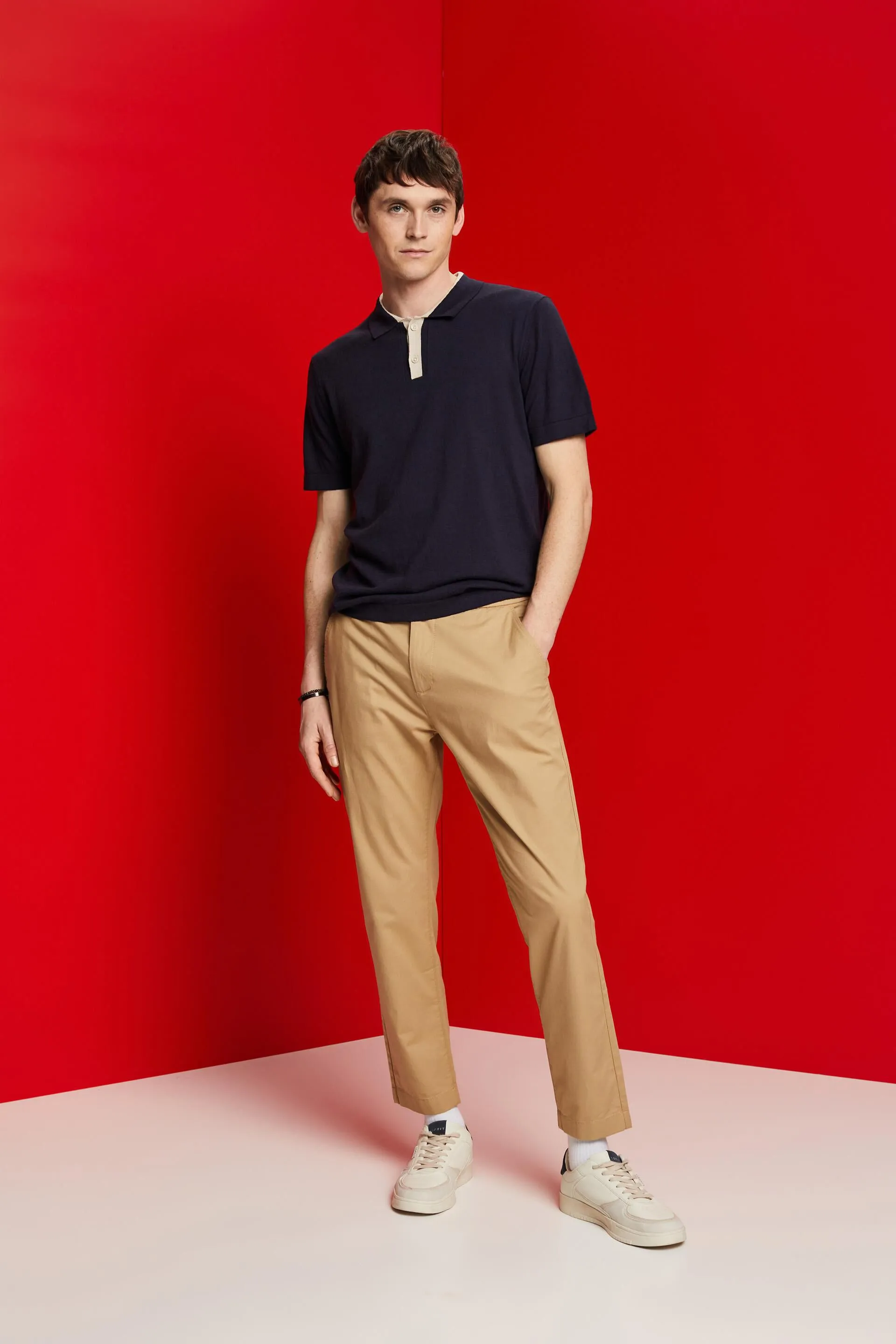 Polo en mezcla de TENCEL y algodón sostenible