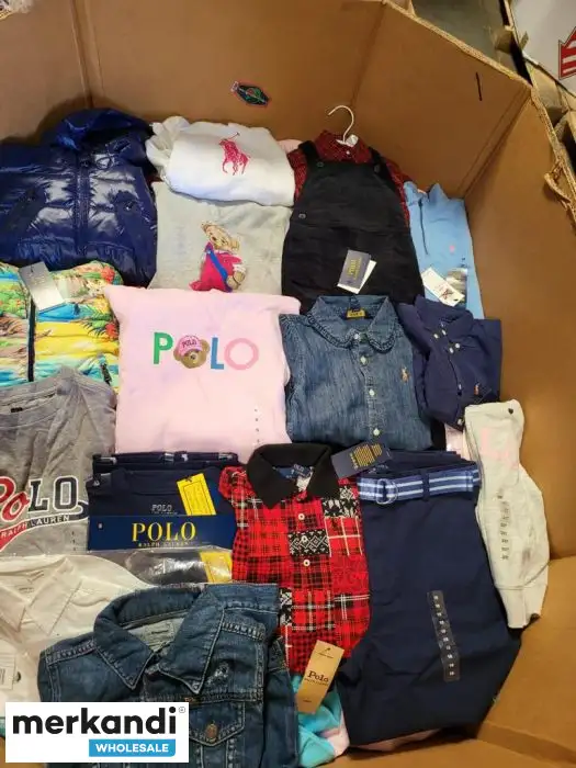 Polo Ralph Lauren + Janie y Jack surtidos mixtos NIÑOS al por mayor 250 piezas.