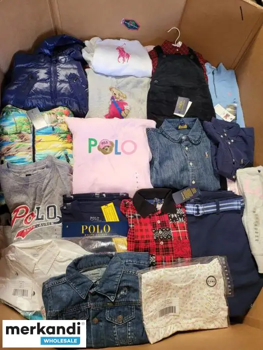 Polo Ralph Lauren + Janie y Jack surtidos mixtos NIÑOS al por mayor 250 piezas.