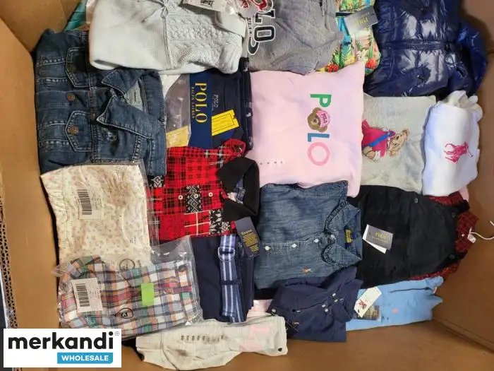 Polo Ralph Lauren + Janie y Jack surtidos mixtos NIÑOS al por mayor 250 piezas.