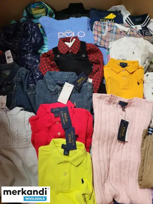Polo Ralph Lauren + Janie y Jack surtidos mixtos NIÑOS al por mayor 250 piezas.