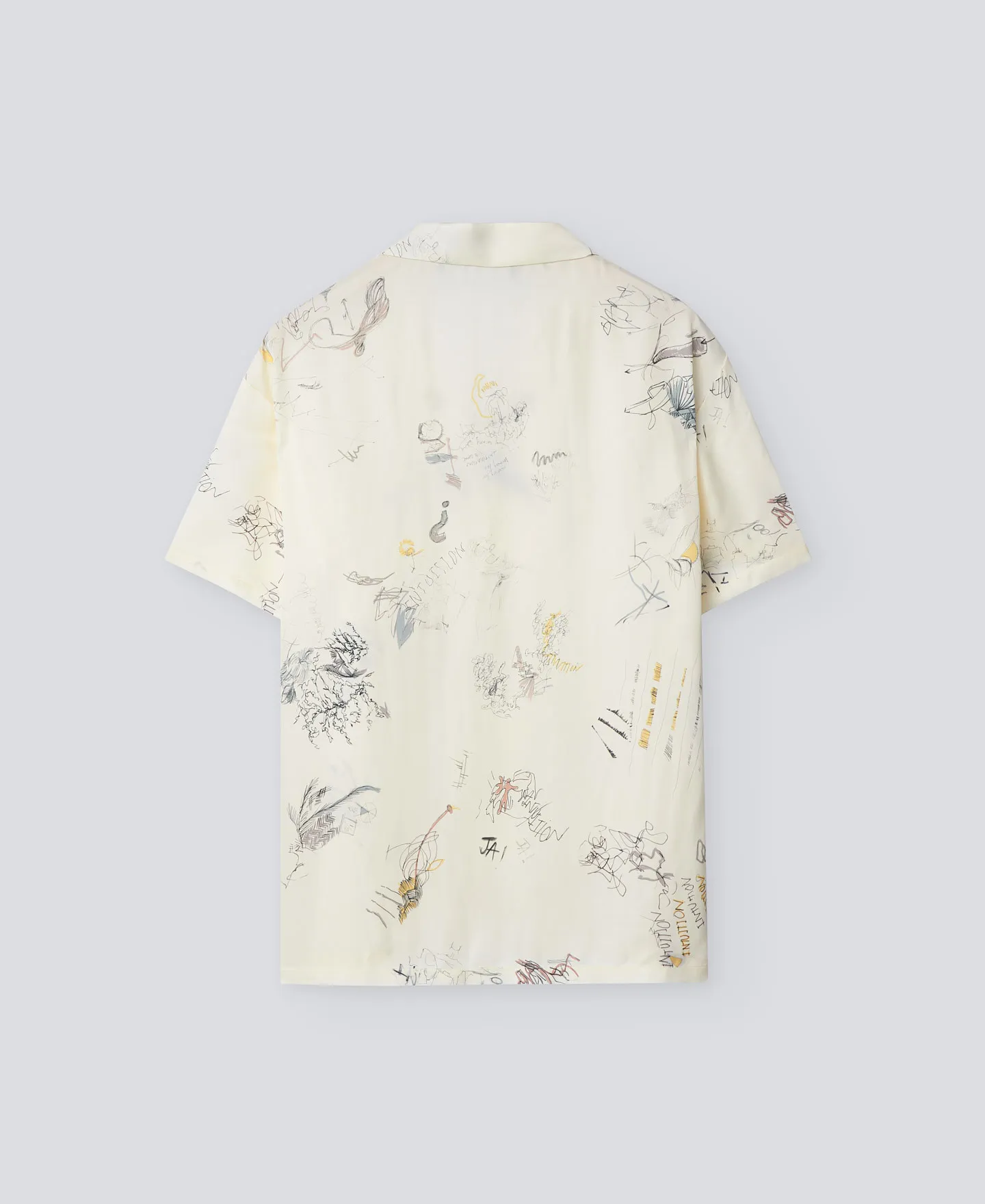 Printed oversize shirt man