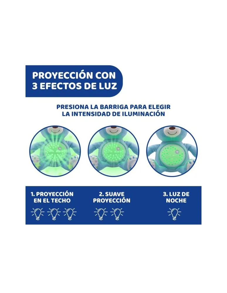 PROYECTOR BABY BEAR AZUL CHICCO