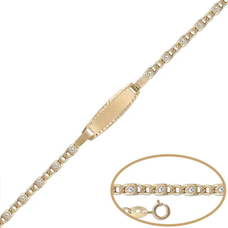 Pulsera Bebé Oro 14cm