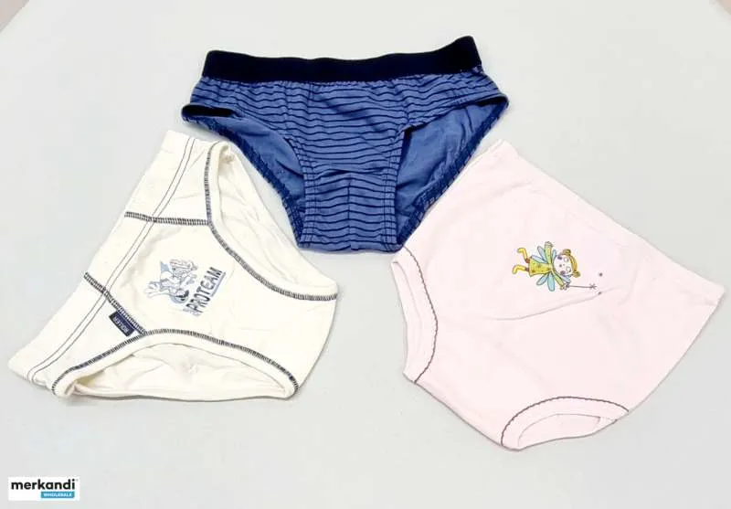 Ropa interior nueva para niños a precios de mayorista