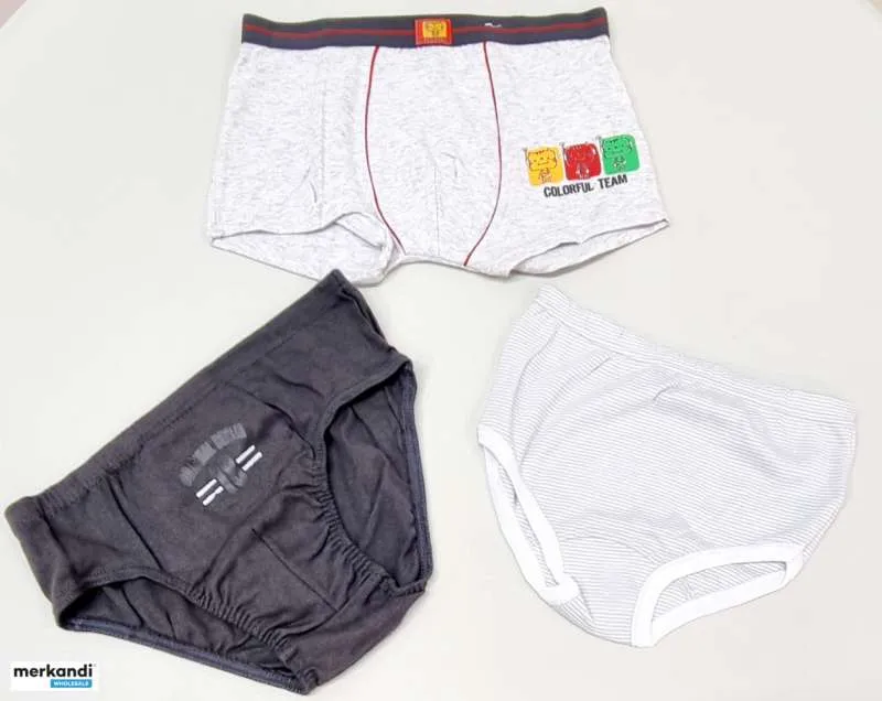 Ropa interior nueva para niños a precios de mayorista