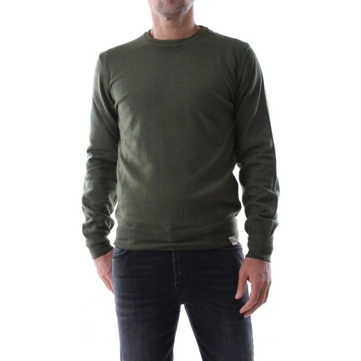RRU502CE491 CREW NECK FIN.14459 MILITARE