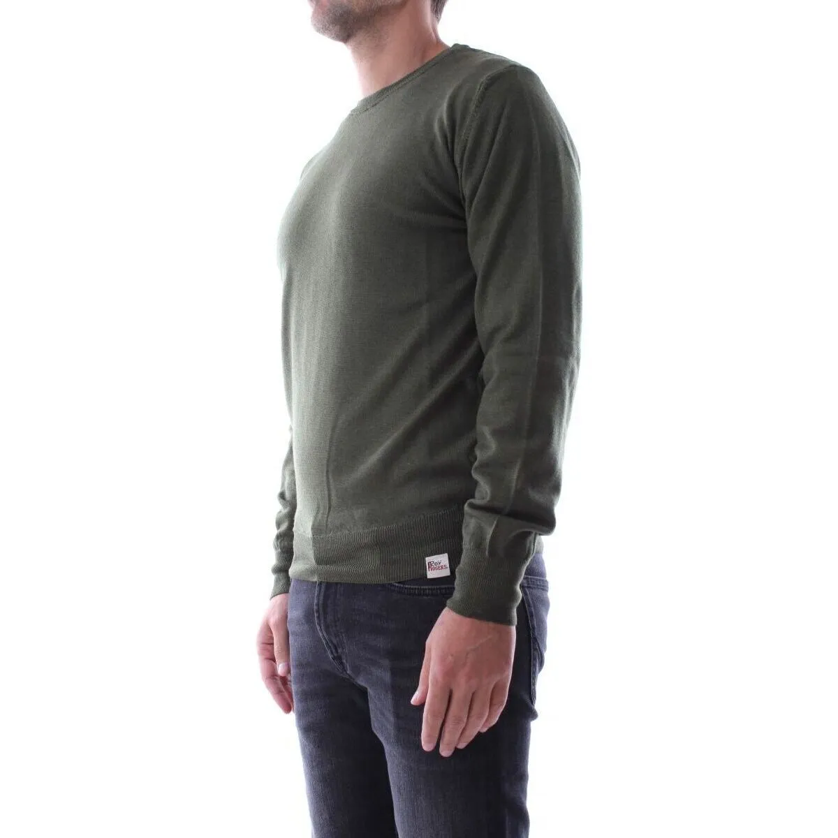 RRU502CE491 CREW NECK FIN.14459 MILITARE
