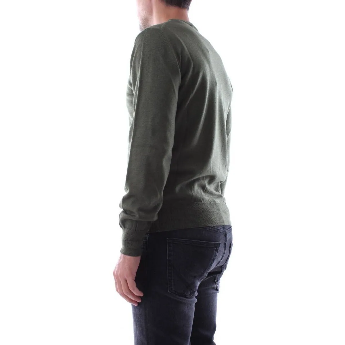 RRU502CE491 CREW NECK FIN.14459 MILITARE