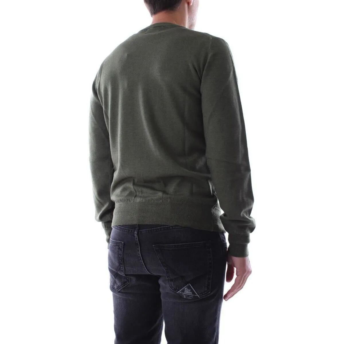 RRU502CE491 CREW NECK FIN.14459 MILITARE
