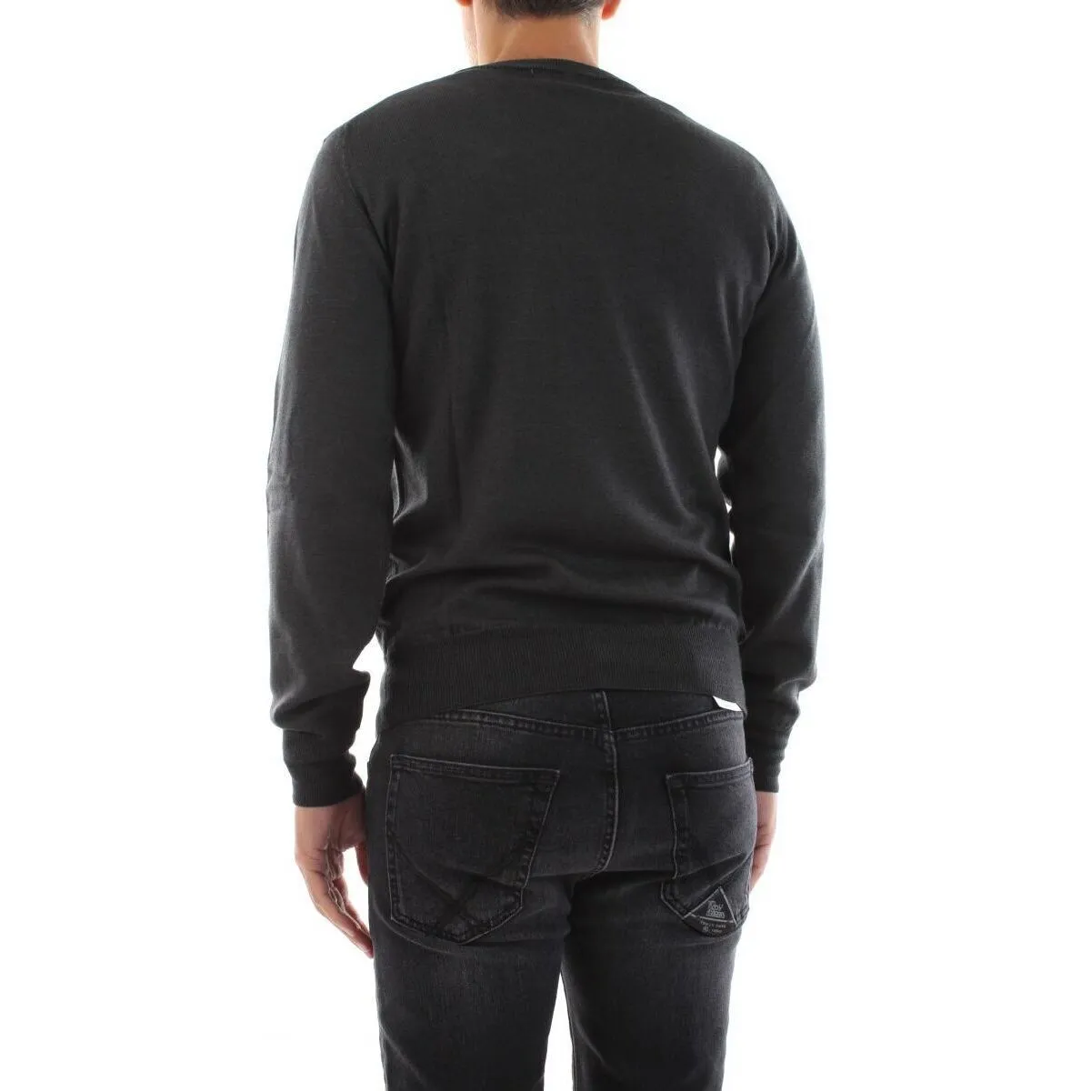 RRU502CE491 CREW NECK FIN.14BC8 FUMO