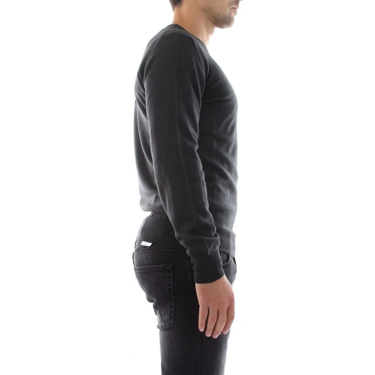 RRU502CE491 CREW NECK FIN.14BC8 FUMO