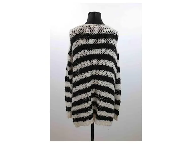 Saint Laurent Sueter de lana Blanco 