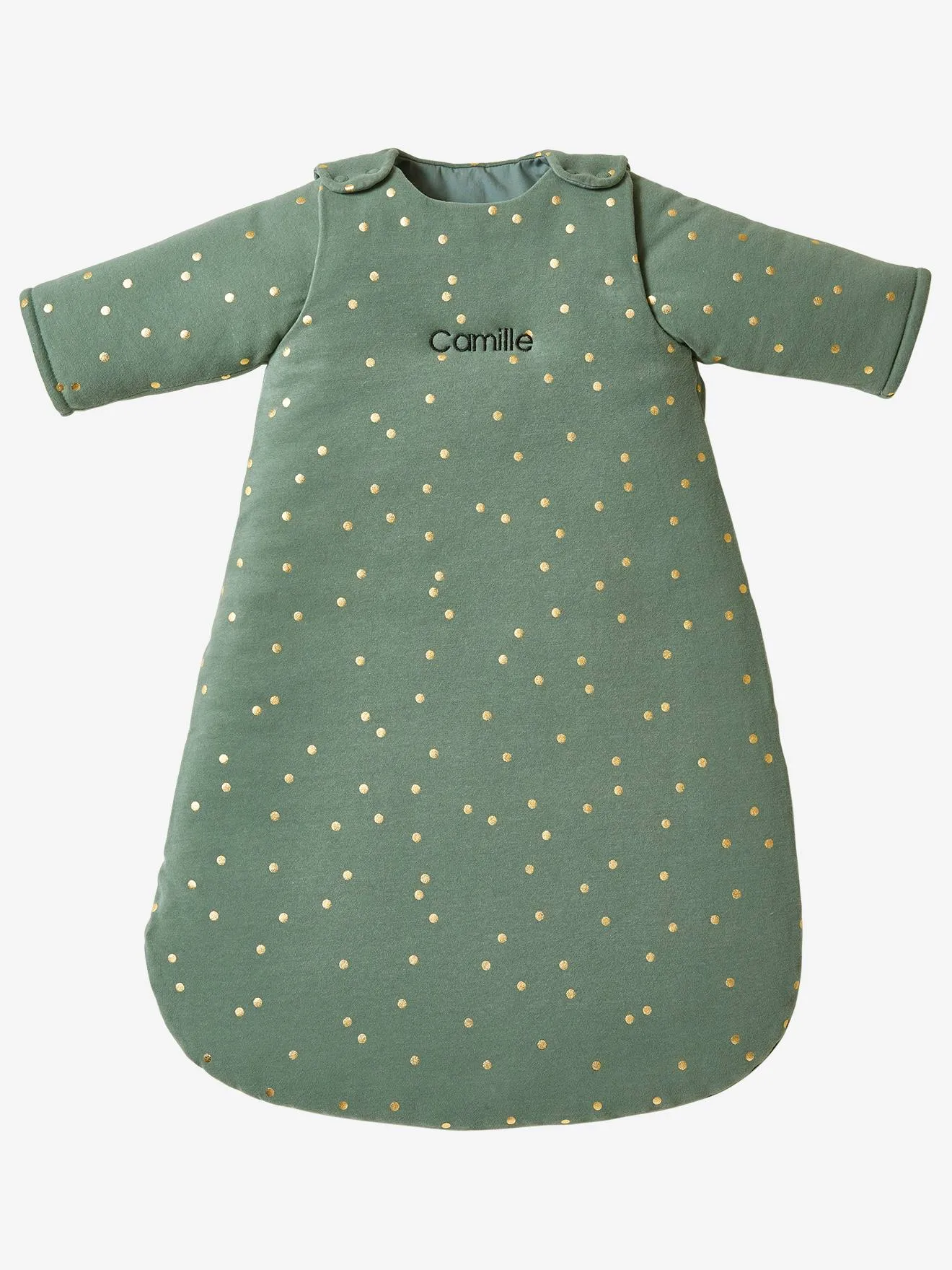 Saquito con mangas desmontables Green Forest, personalizable