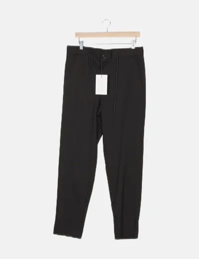 Selected Pantalón negro slim