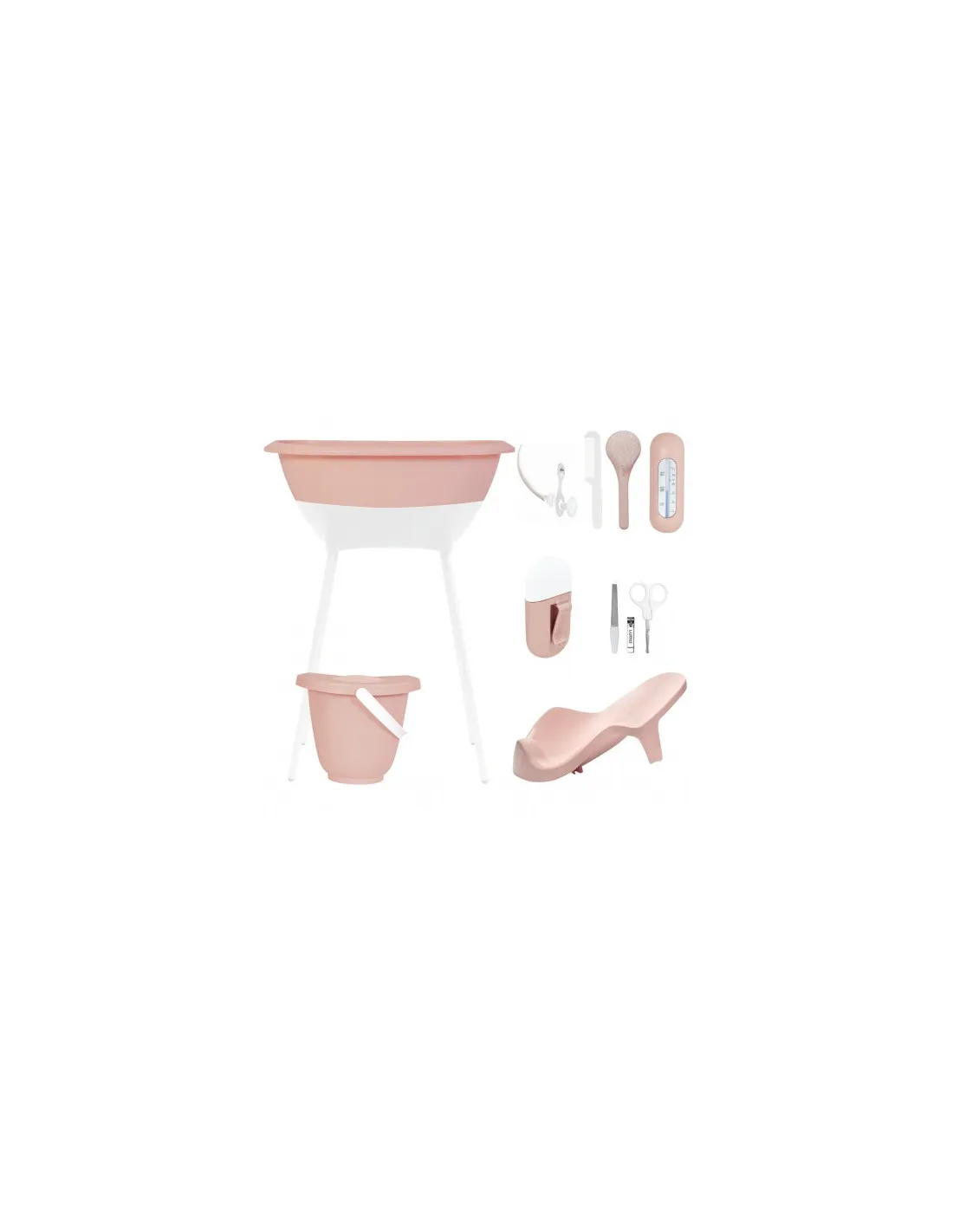 Set de baño bebé cloud pink de Luma Babycare