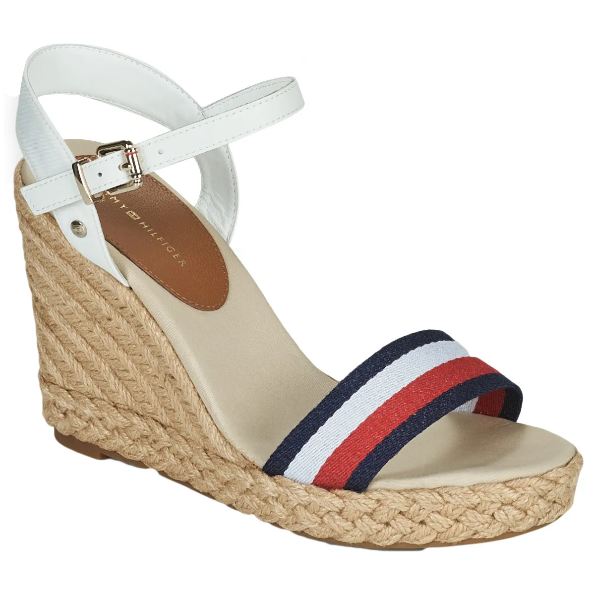 SHIMMERY RIBBON HIGH WEDGE