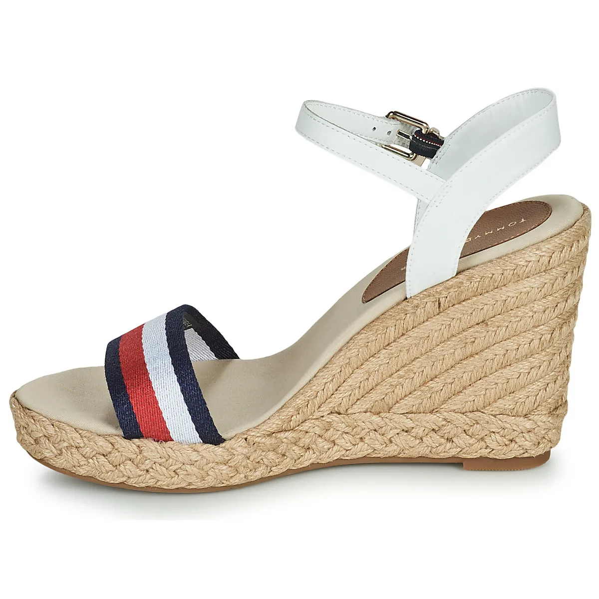 SHIMMERY RIBBON HIGH WEDGE