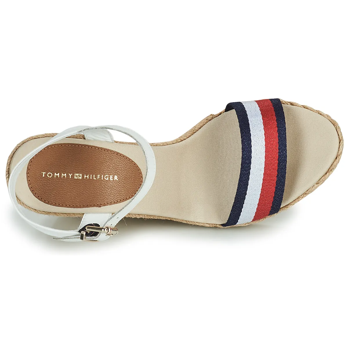 SHIMMERY RIBBON HIGH WEDGE