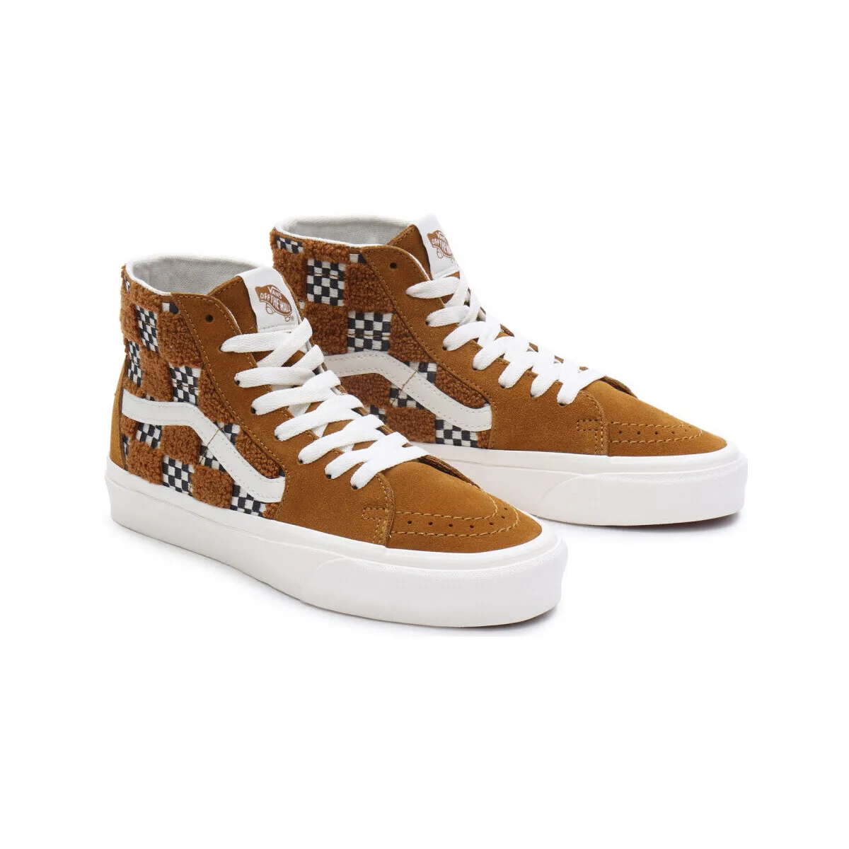 SK8HI TAPERED TUFTED CHECK