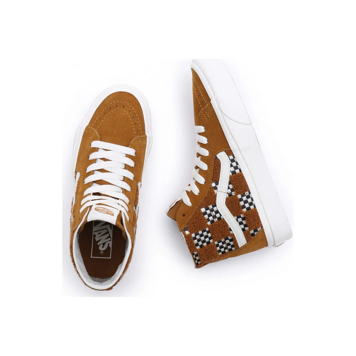 SK8HI TAPERED TUFTED CHECK