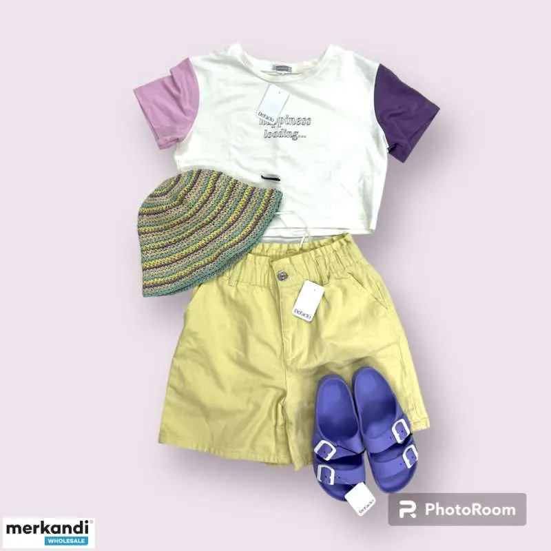 Stock Ropa Mix Verano DeFacto Mujer, Hombre y Niños