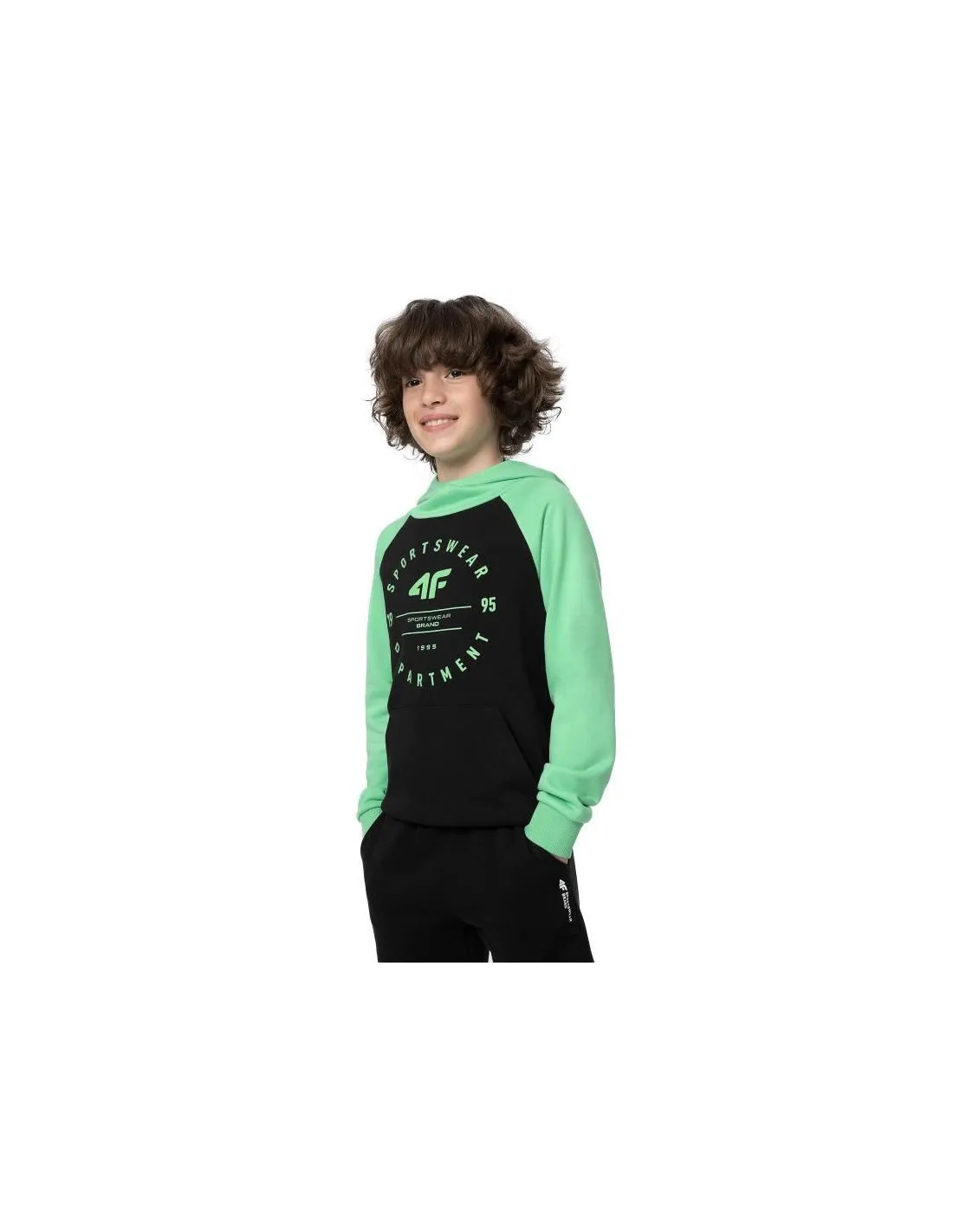 Sudadera 4F M221 Niño Deep Negro