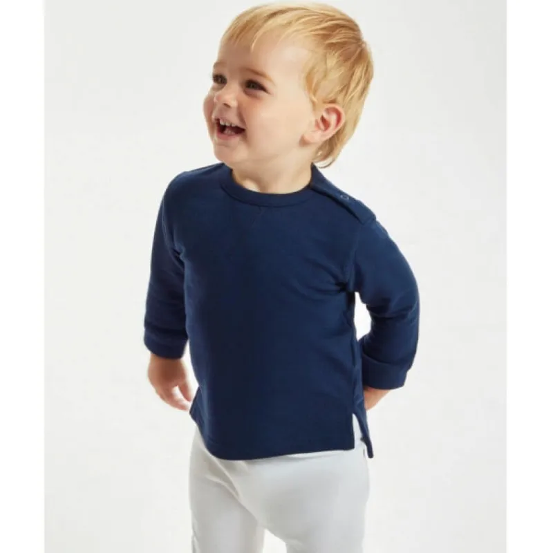 SUDADERA BEBé  NIñO CUELLO REDONDO DE BABYBUGZ