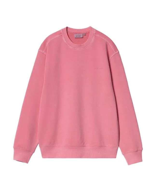 Sudadera Carhartt WIP Duster Script Sweatshirt Rosa (Garment Dyed)