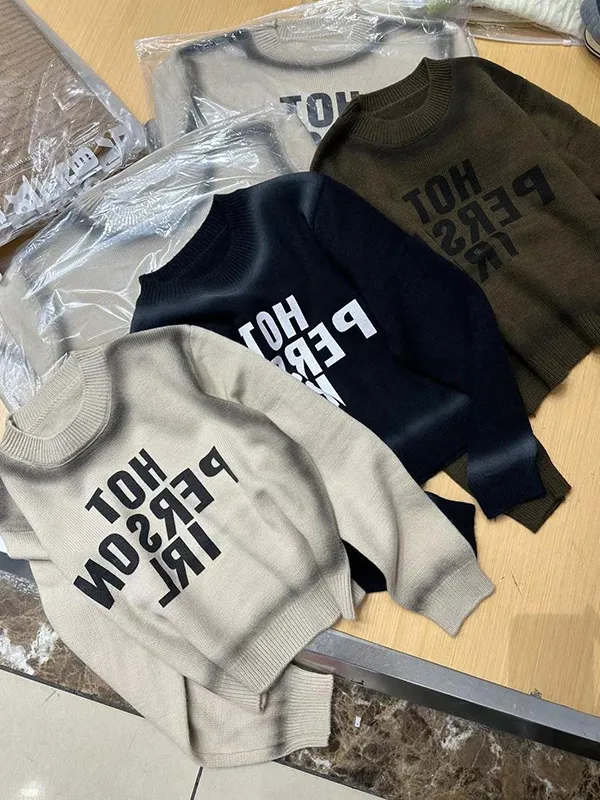 Suéter con estampado de letras Tie Dye