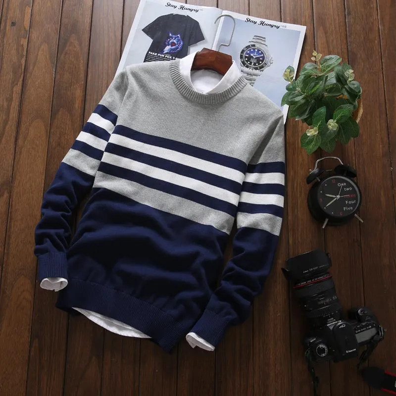 Suéter Cotton De Cuello Redondo Para Hombre