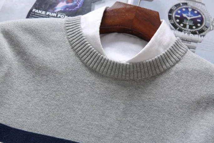 Suéter Cotton De Cuello Redondo Para Hombre