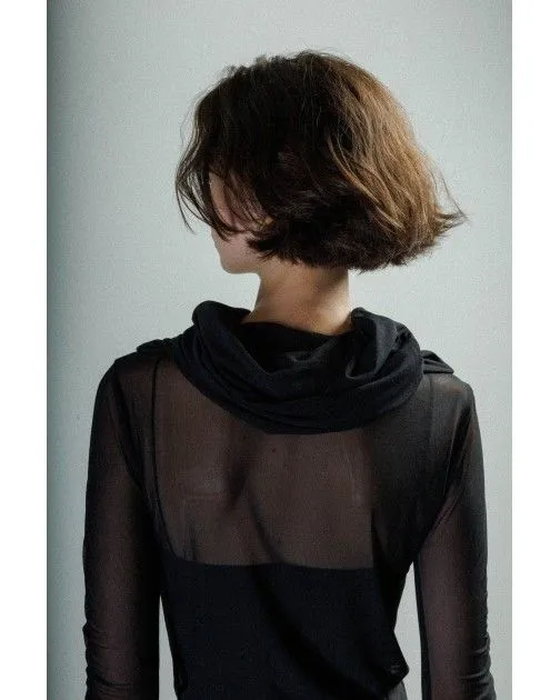 Suéter de cuello alto Malloni M23I25575 Negro