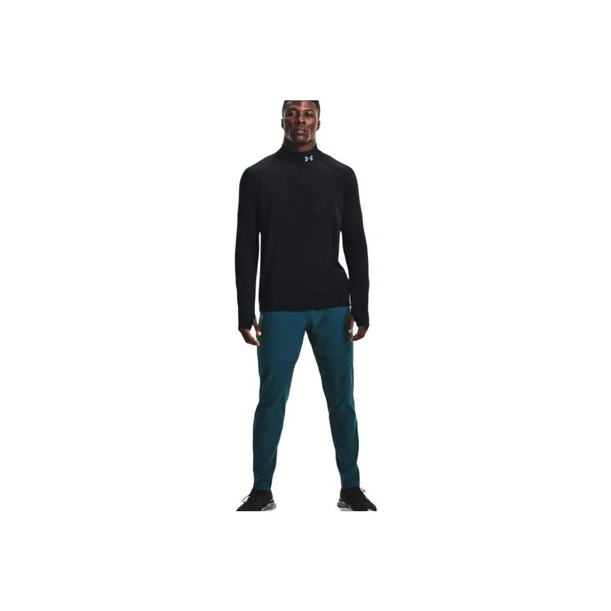 Suéter Qualifier Run 2.0 Hombre Black/Reflective