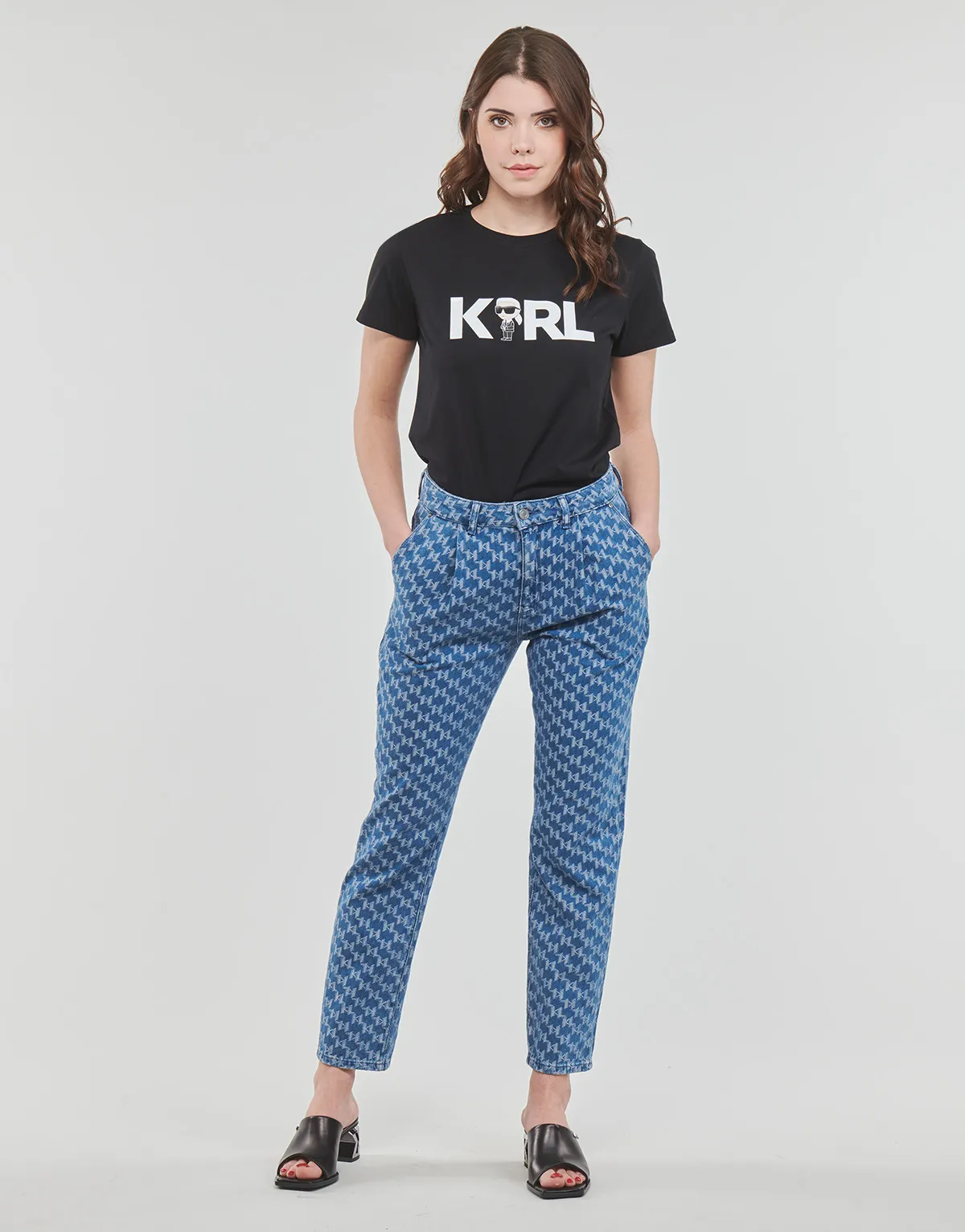 TAPERED MONOGRAM JCQ DENIMS