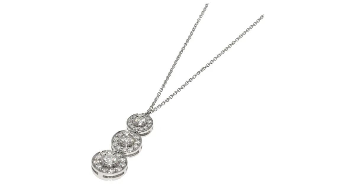Tiffany & Co Collar de diamantes Tiffany Circlet con triple gota 