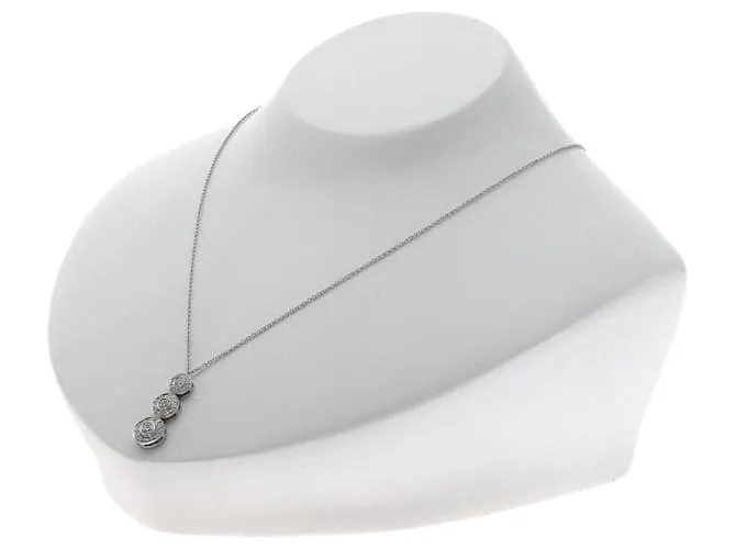 Tiffany & Co Collar de diamantes Tiffany Circlet con triple gota 