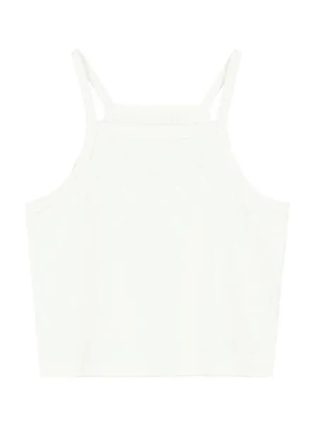 Top Name It Viline Cropped Blanco Para Niña