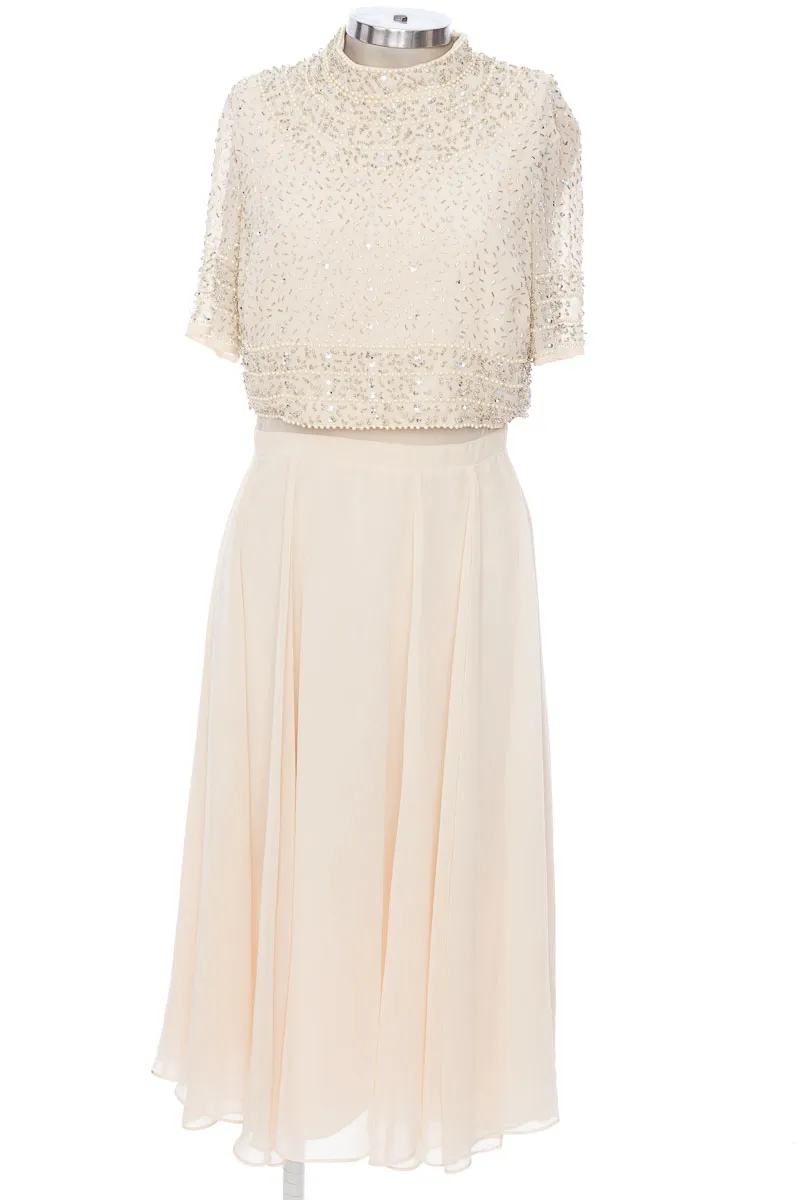VESTIDO / ENTERIZO COLOR BEIGE  ASOS