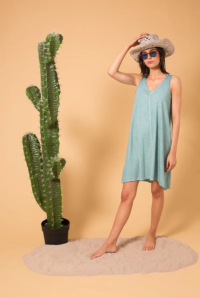 Vestido Corto Algodón