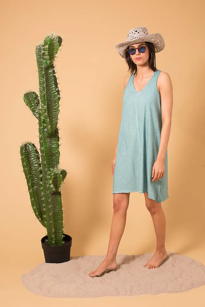 Vestido Corto Algodón