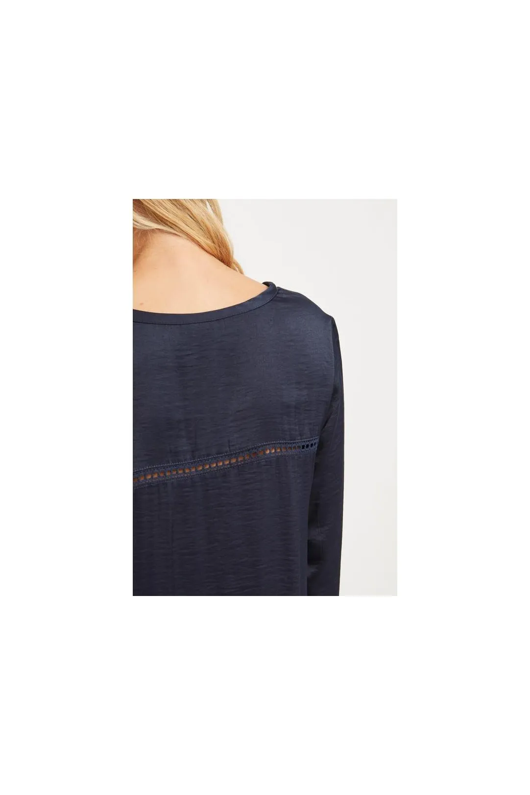 VICAVA LS VNECK TOPNOOS AZUL MARINO
