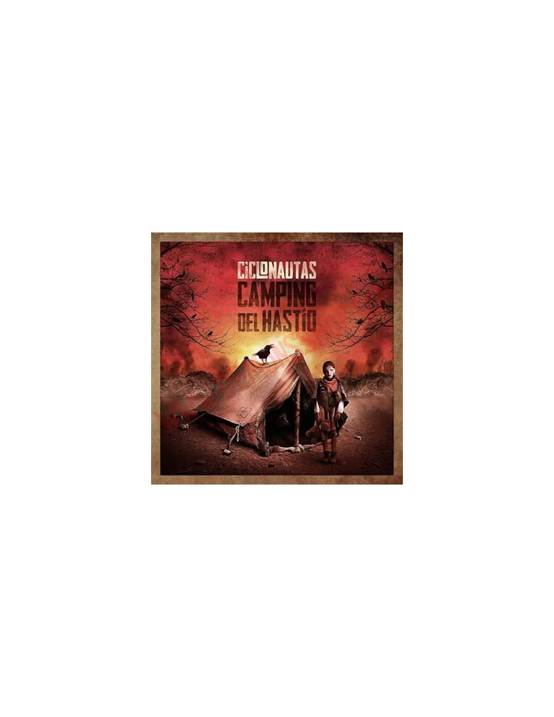 VINILO LP CICLONAUTAS  CAMPING DEL HASTíO