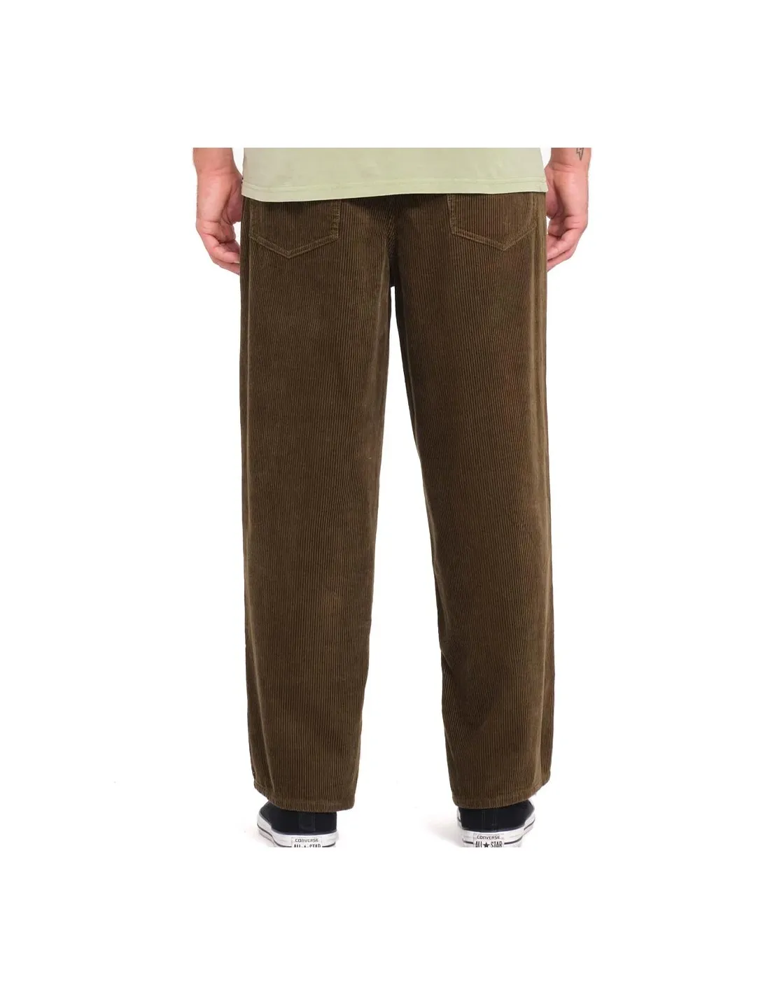 VOLCOM BILLOW TAPERED CORD PANT WREN