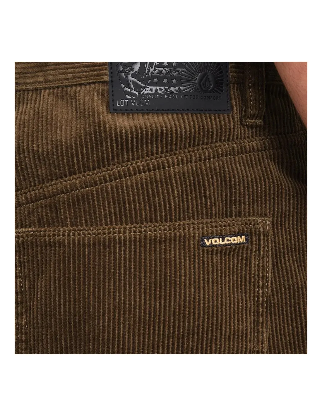 VOLCOM BILLOW TAPERED CORD PANT WREN